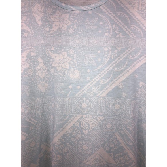 LuLaRoe Dress Women's Size XS Blue White Short Sleeves‎ Pockets Maxi Comfortable - Picture 6 of 10